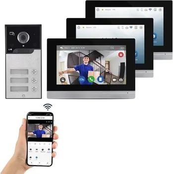 Domovní zvonek Tuya Smart vicegenerační video zvonek PST-V7024b-MSA-3