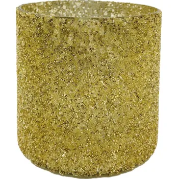 Vánoční dekorace Prodex Kalíšek na svíčku zlatý střední 10 x 10 cm Prodex X68100760