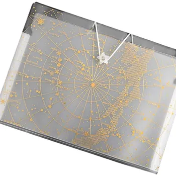 Pořadač na dokumenty motiv souhvězdí - zlatá (A4)