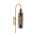 MAXLIGHT W0333 - Nástěnná lampa CAMPANILA 1xE27/40W/230V mosaz/šedá (bazar)