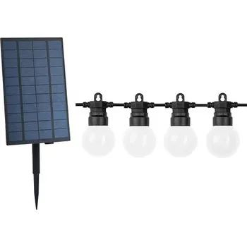 Dekorativní svítidlo Optonica Zahradní venkovní solární světelný řetěz - girlanda - G50 10m 20ks