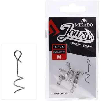 Mikado Vrut Jaws Spiral S Klipem Na Háček 8ks XS