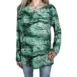 Tovta Dámské tričko s dlouhým rukávem GANA Barva: Zelená, Velikost: 3XL