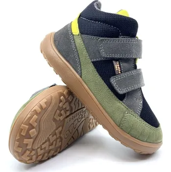 Chlapecké polobotky Froddo G3110268-2 Barefoot UP TEX Grey/Black 25, Vnitřní délka boty: 16,5 cm, Vnitřní šířka boty: 6,9 cm