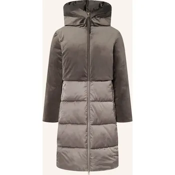 Dámský kabát Joop! Dámský Prošívaný Kabát Carmen Ze Směsi Materiálů, šedá, 36