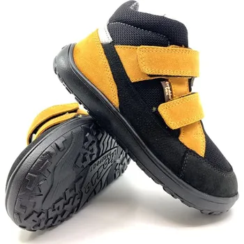 Chlapecké polobotky Froddo G3110268-6 Barefoot UP TEX Black/Orange 24, Vnitřní délka boty: 15,9 cm, Vnitřní šířka boty: 6,8 cm