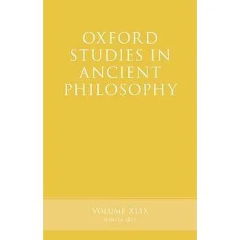 Cizí jazyk Oxford Studies in Ancient Philosophy, Volume 49