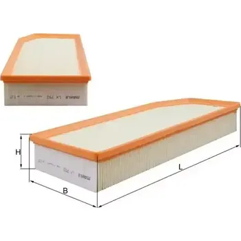 Vzduchový filtr KNECHT Vzduchový filtr KNC LX 752