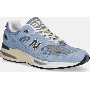 Pánská obuv Tenisky New Balance U991BV2 Made in UK, 40.5, modrá, 55X