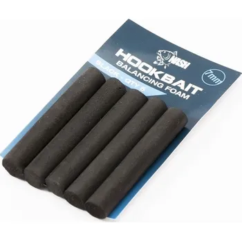 NASH - Pěna Hookbait Balancing Foam 7 mm Černá 5 ks