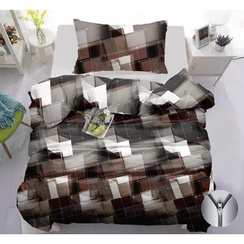 Povlečení NOVINKA 2025! Bavlněné povlečení s 3D efektem – CIK CAK 140x200/70x90 cm