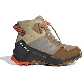 Dětská treková obuv Dětské Vysoké boty ADIDAS TERREX AX4R CW+ MID K JS2922 – Hnědá 38