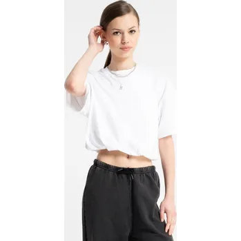 Dívčí tričko Reporter Young | Dívčí bílé tričko střihu BUBBLE crop top - Barva BÍLÁ, Velikost 164 253-0440G-06-200-1