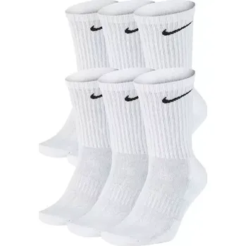 Pánské termo ponožky Ponožky Nike Everyday Cushion Crew 6Pak SX7666-100 47 - 50