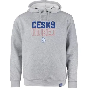 Pánská mikina Mikina Český hokej šedá