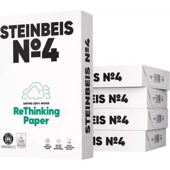 Kancelářský papír Papír Steinbeis No.4 A4, recyklovaný, 80g, 500archů (CIE 135)