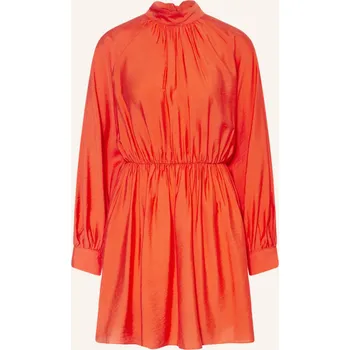 Dámské oblečení Samsøe Samsøe Dámské Šaty S Vázačkou Ebbali, oranžová, 36