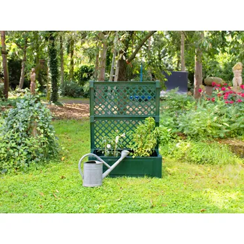 Zahradní úložný box KHW Zahradní box na rostliny 110 l zelený