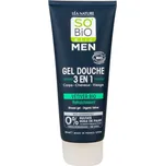 Gel sprchový MEN 3v1 osvěžující vetiver Bio SO’Bio étic 200 ml