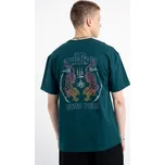 Reporter Young | Chlapecké tmavě zelené tričko s potiskem tygrů a nápisem Muay Thai - Barva ZELENÁ, Velikost 158 253-0440B-48-570-1