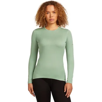 Dámské tričko Dámské merino tričko s dlouhým rukávem ICEBREAKER Wmns 200 Oasis LS Crewe, Seaglass velikost: XS