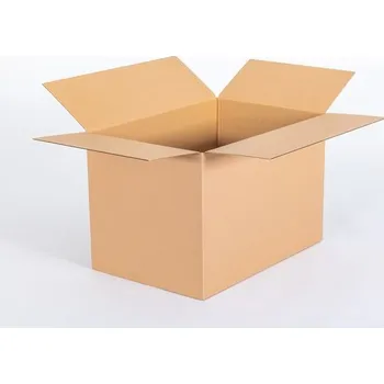 Obalový materiál Kartonová krabice klopová 600x400x400 mm 3VVL C 480g/m2 hnědá - paleta 240 ks