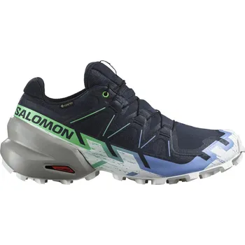 Dámská běžecká obuv Dámská běžecká obuv Salomon Speedcross 6 GTX Carbon / Provence / White UK 9