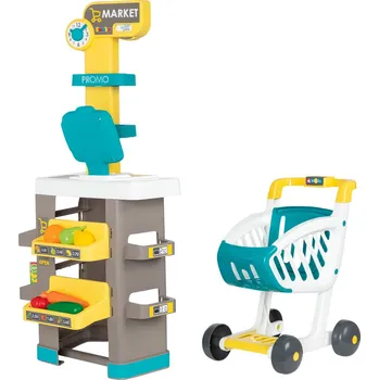 Dětské zboží SMOBY Supermarket s nákupním vozíkem