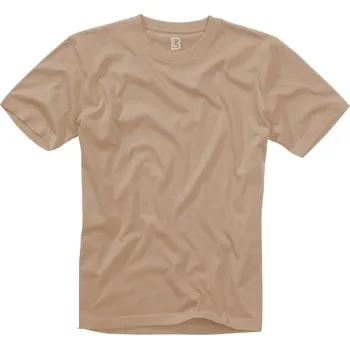 BRANDIT Tričko Oeko-Tex® krátký rukáv PÍSKOVÉ-KHAKI KHAKI - PÍSKOVÁ 7XL