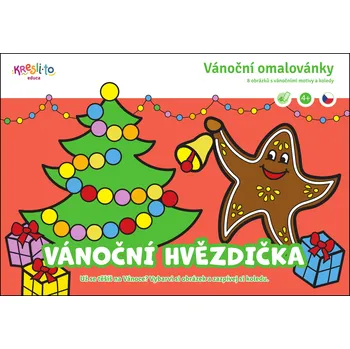 omalovánky Vánoční hvězdička