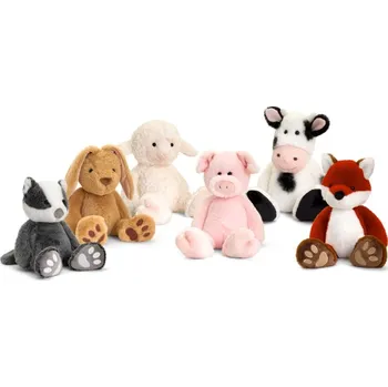 Figurka KEEL SF6337 Zvířátka z farmy k objemutí 18 cm - 6 druhů