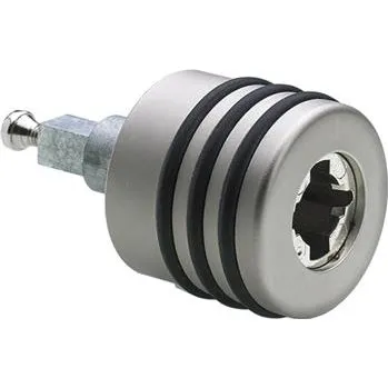 Nábytkové kování HETTICH PRESTIGE 2000 cylindr. otočná úchytka typ 47,5 vpravo poniklováno mat