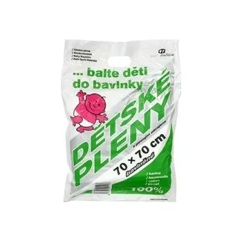 látková plena Kvalitní bavlněná plena Libštátské závody - KLASIK bílá 70x70cm