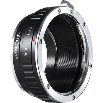Canon EF Bayonet adaptér [objektiv] - Sony E-mount [tělo] K&F Concept