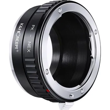 Pentax K bajonet adaptér [objektiv] – Sony NEX E-mount [tělo] K&F Concept