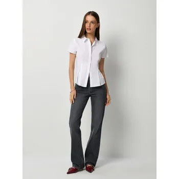 Dámská móda Džíny zvony s nízkým sedem - 42 - House - šedá - 950GQ-90J