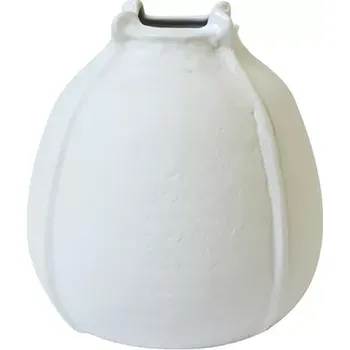 Váza Jars Kameninová váza Graine Les Vases, 17 cm, matně bílá JA963333