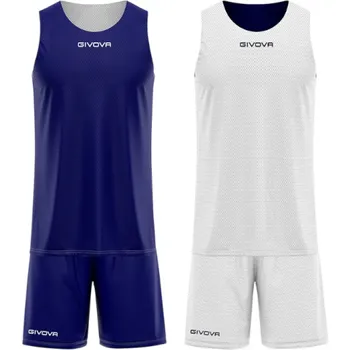 Sport Oboustranný basketbalový komplet GIVOVA REVERSE, barva 0403 tmavě modrá - bílá, velikost 3XL