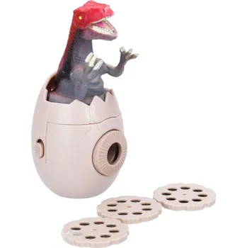 Figurka wiky Projektor s dinosaurem 10 cm šedý