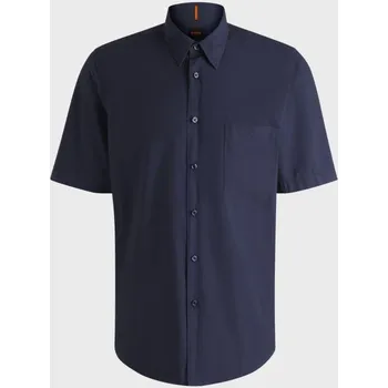 Pánská košile Košile BOSS Relegant 6 short M BLU (50537331-418) 3XL