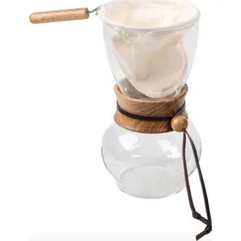 Dripper Hario Drip Pot Olive wood 3 šálky 480 ml