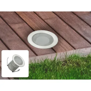 NEDES LED podlahové svítidlo 0,6W / IP67 FL103 / 2800K - LFL112