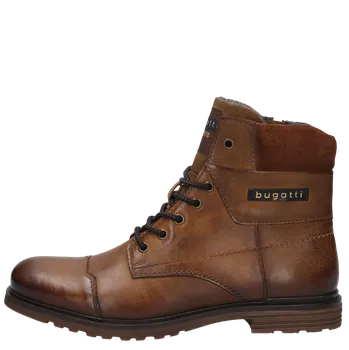 Pánská zimní obuv Bugatti Pánská kotníková obuv BUGATTI 325-A0U3F-3500-6300 hnědá W5 45