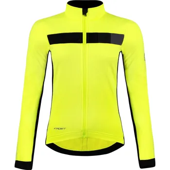 Cyklistická bunda Force Frost bunda softshell fosforovo/černá Velikost: XXL