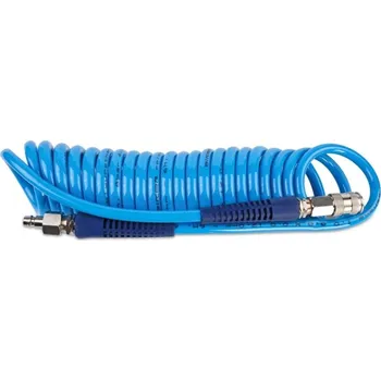 Příslušenství ke kompresoru Profi spirálová PU hadice 6 m, o 8/12 mm, s rychlospojkou