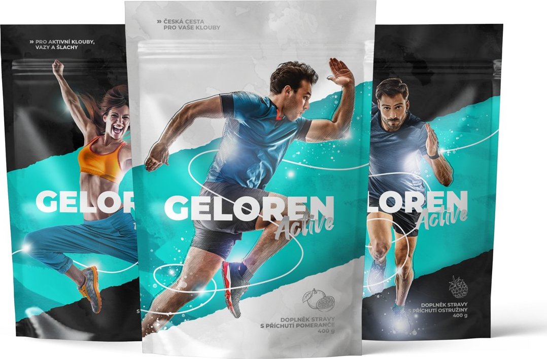 Contipro Geloren Active mango & pomeranč & ostružina 1210g trio příchutí