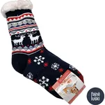 Spací ponožky dámské 35-38 tmavě modrá