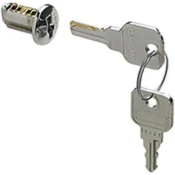 Vložka do dveří HETTICH PRESTIGE 2000 vnitřní cylindrická vložka Z23, o18, uzávěra 18003, lesk