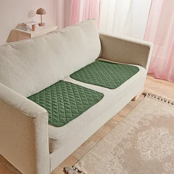 Napínací potah 3Pagen 2 chrániče na sedadlo olivová 55 x 48,3 cm