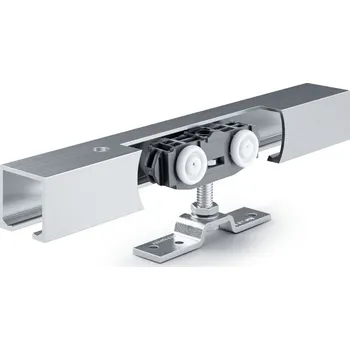 Dveřní kování GEZE Set kování pro posuvné dveře do 80 kg GEZE-ROLLAN 80 NT Varianta: pro šířku křídla 500-920 mm, délka 1800 mm